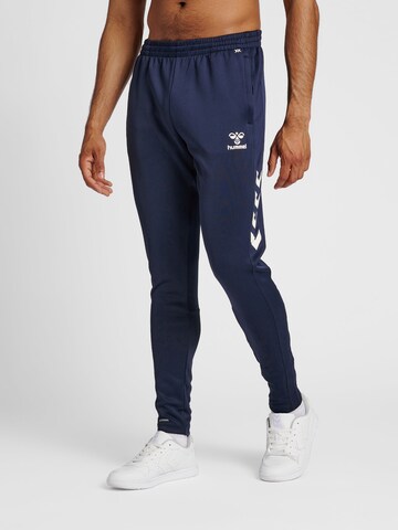 Hummel Regular Sports trousers in Blue: front