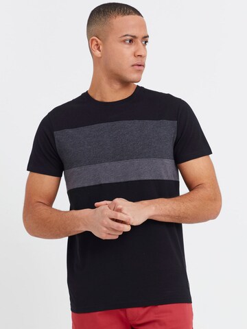 T-Shirt 'Sascha' !Solid en noir : devant