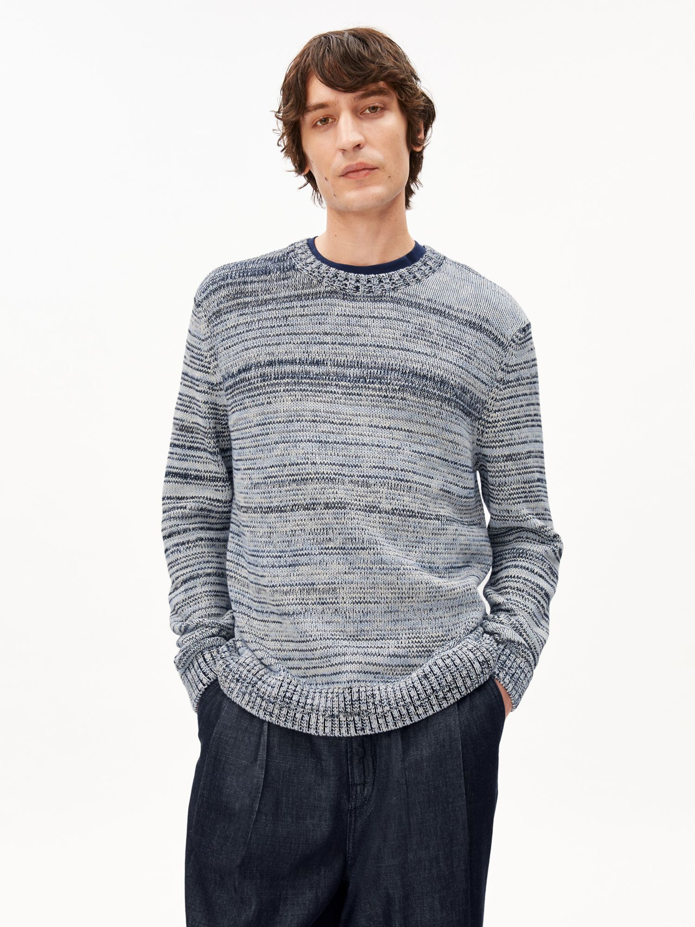 Pull-over ARMEDANGELS en mélange de couleurs : devant