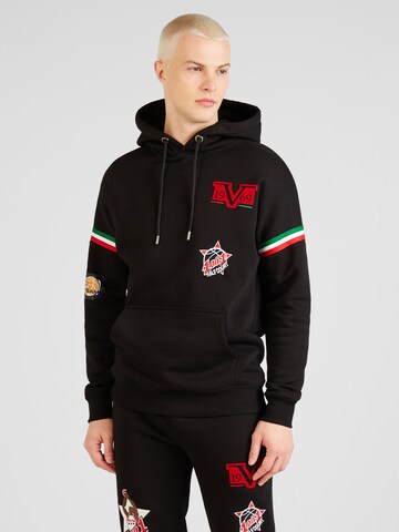 19V69 ITALIA Sweatshirt 'Versace' in Zwart: voorkant