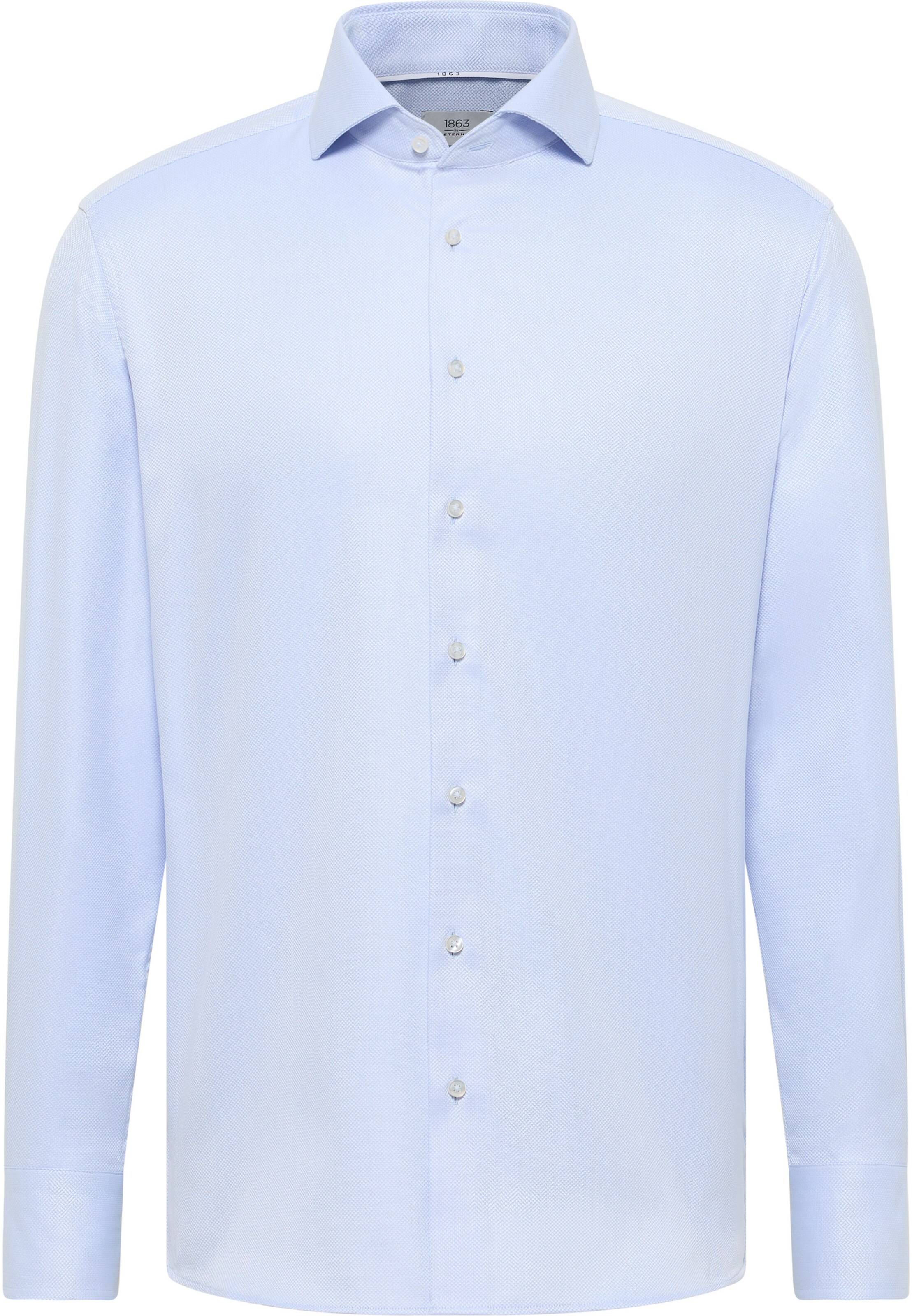 ETERNA Zakelijk overhemd in Blauw: voorkant