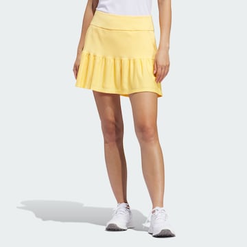 ADIDAS PERFORMANCE Athletic Skorts 'Ultimate365' in Yellow: front