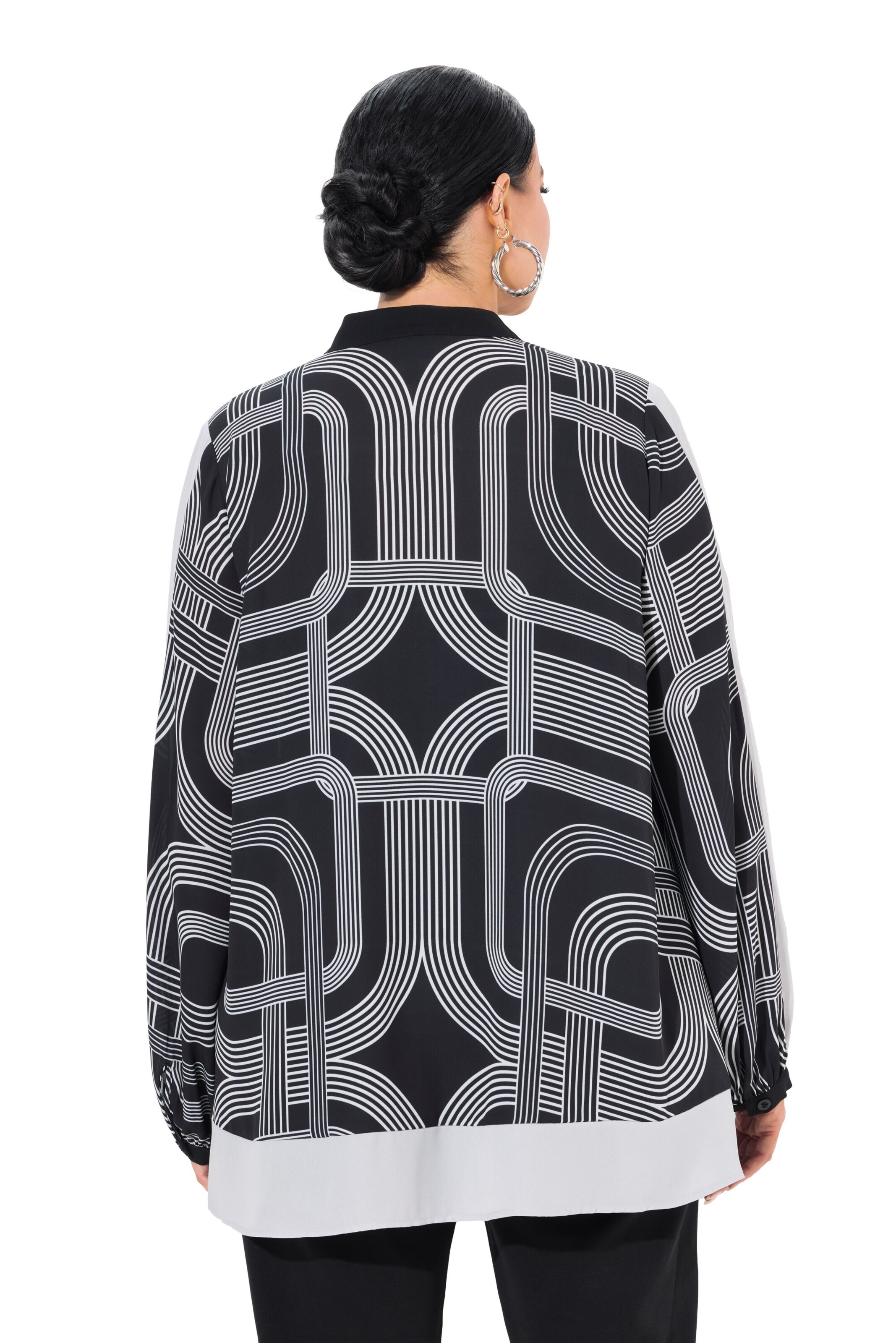 Ulla Popken Blouse in Zwart