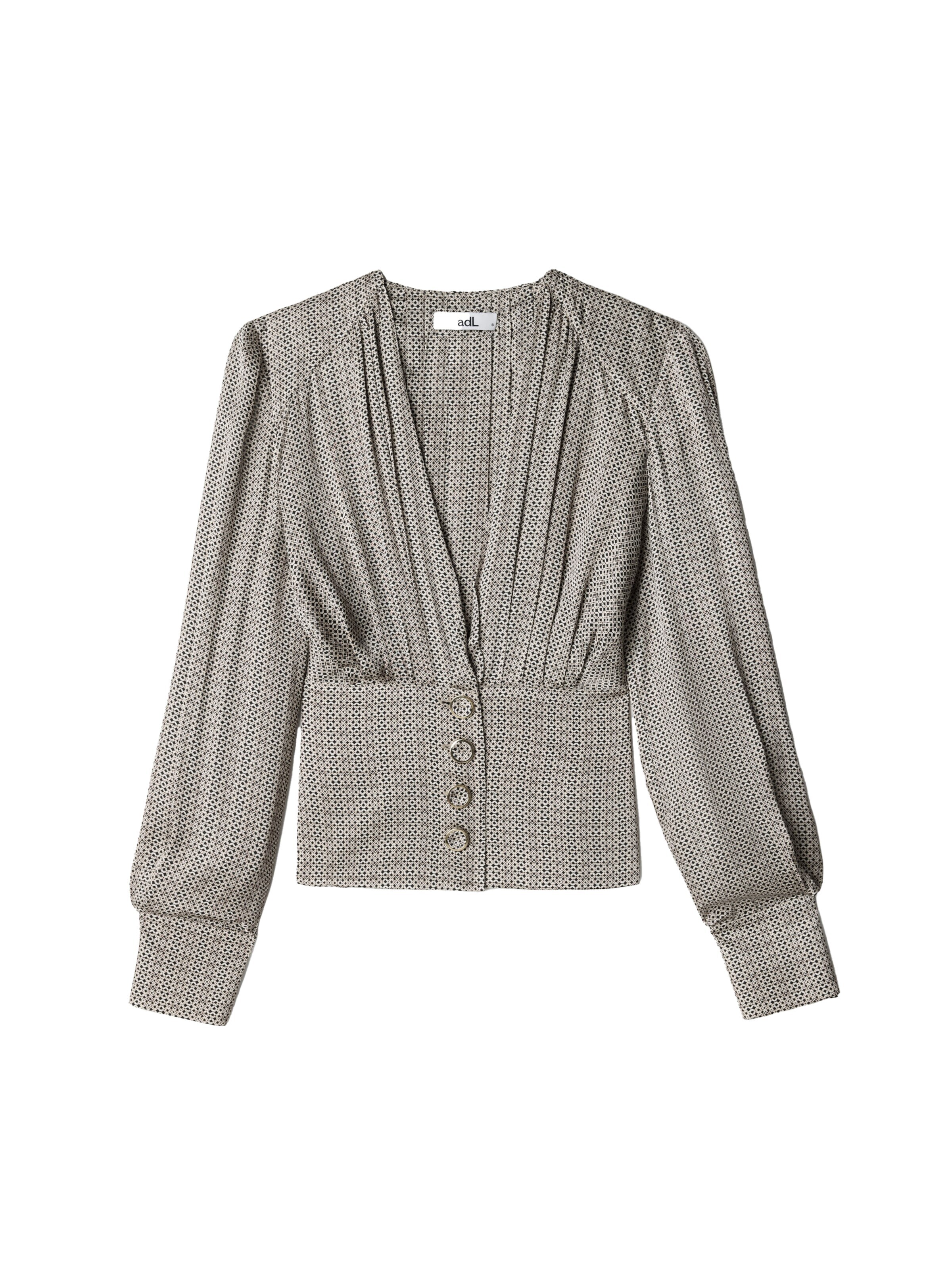 adl Blouse in Beige: voorkant