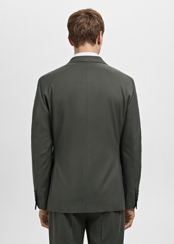MANGO MAN Regular fit Business Blazer 'Milan' in Green