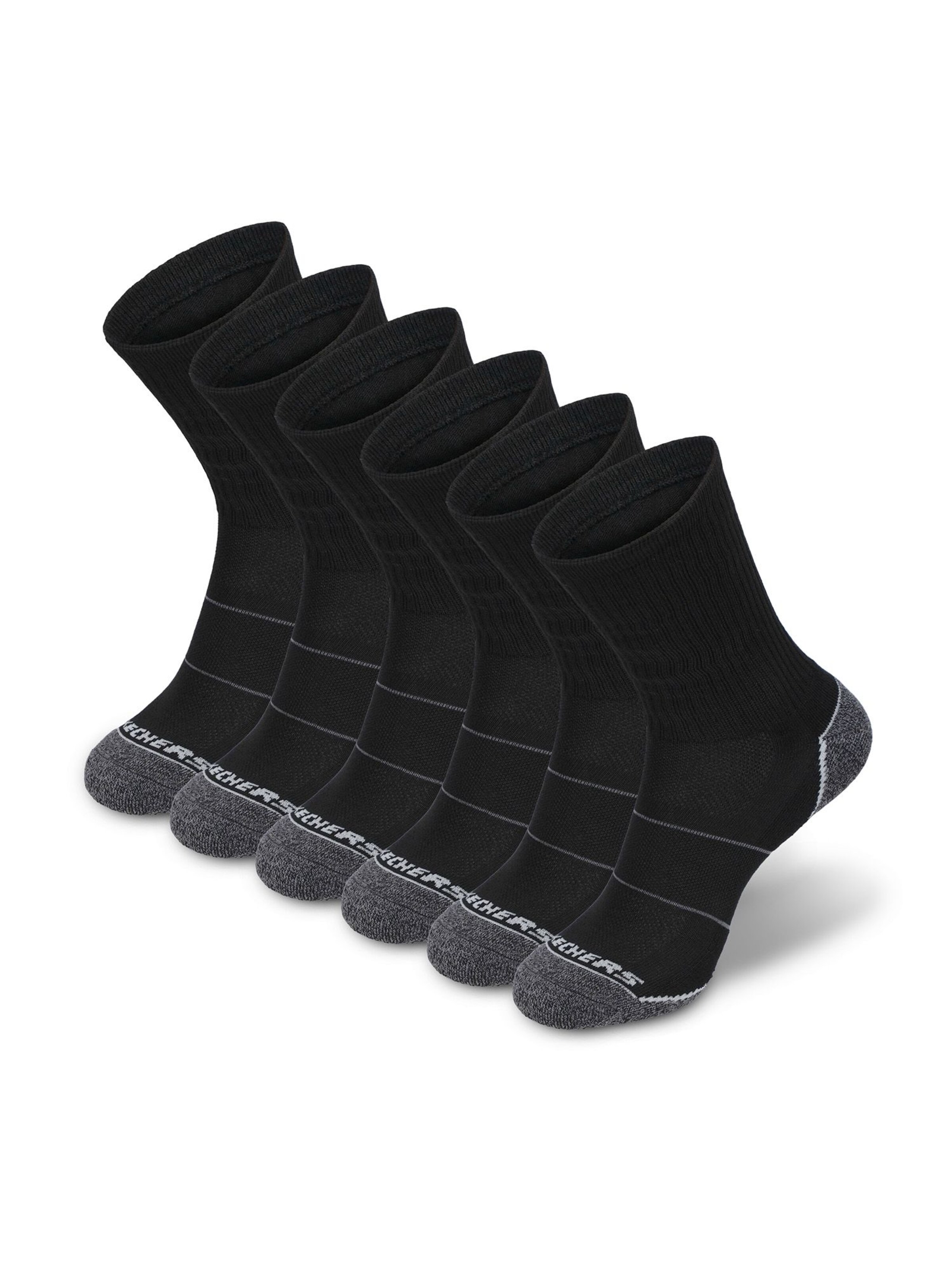 SKECHERS Socks 'Skechers Herren Socken - 6er Pack' in 43-46 in Black, Item view