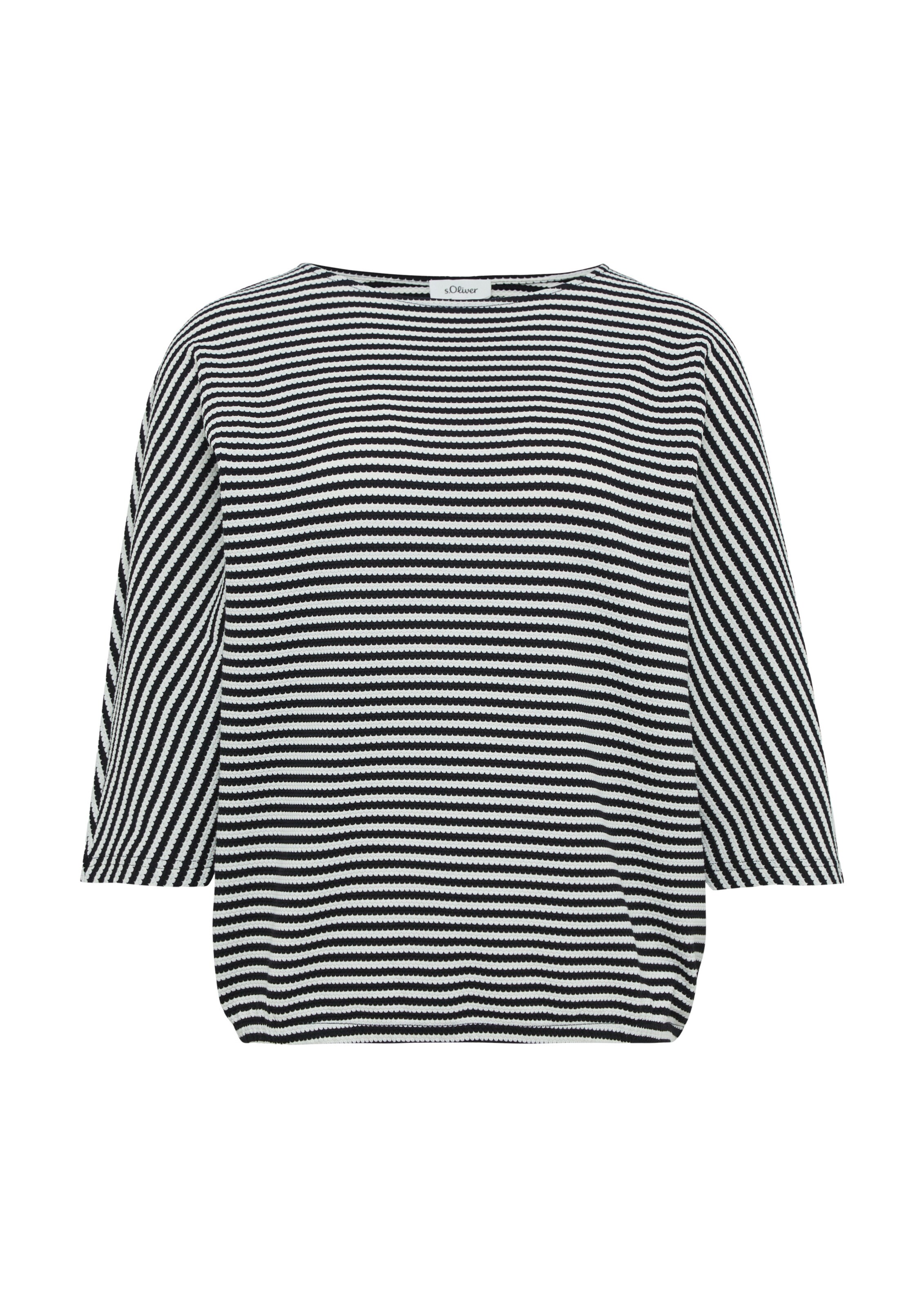 T-shirt s.Oliver en noir : devant