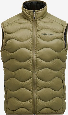 PEAK PERFORMANCE Bodywarmer in Groen: voorkant