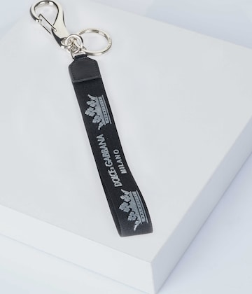 DOLCE & GABBANA Key ring in Black: front