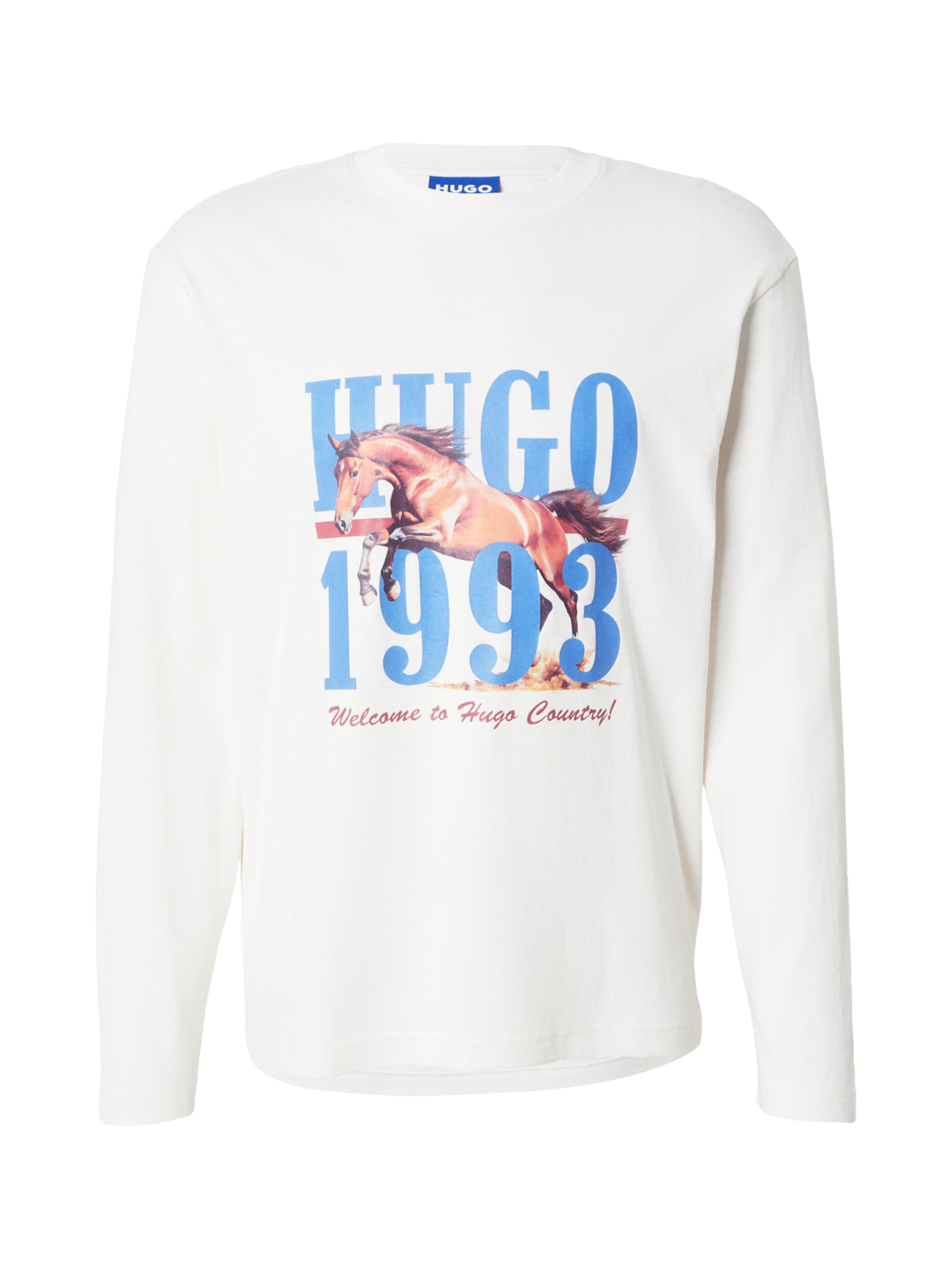 T-Shirt 'Nevalon' HUGO en blanc : devant