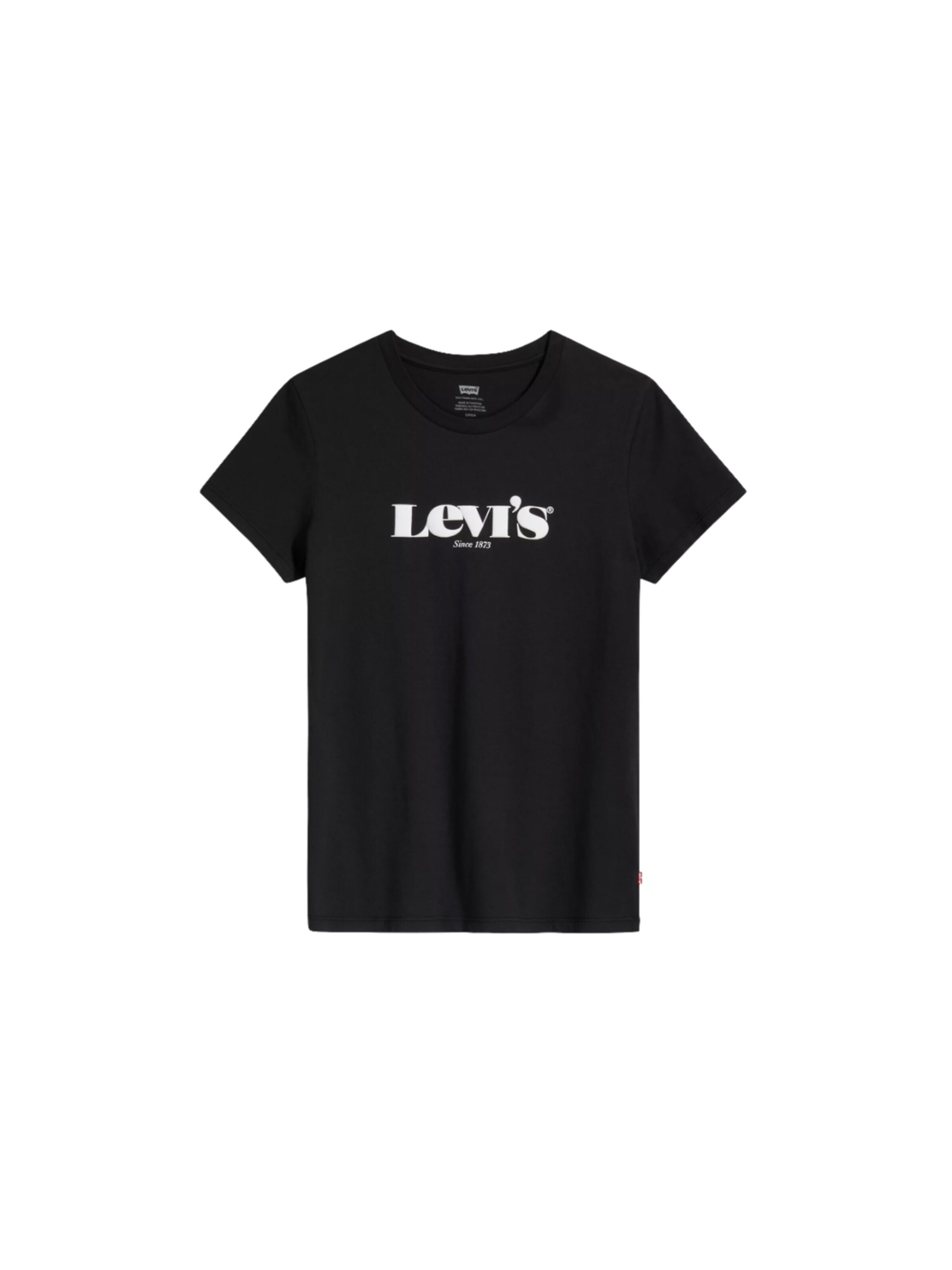 LEVI'S ® Shirt 'The Perfect Tee' in Zwart: voorkant