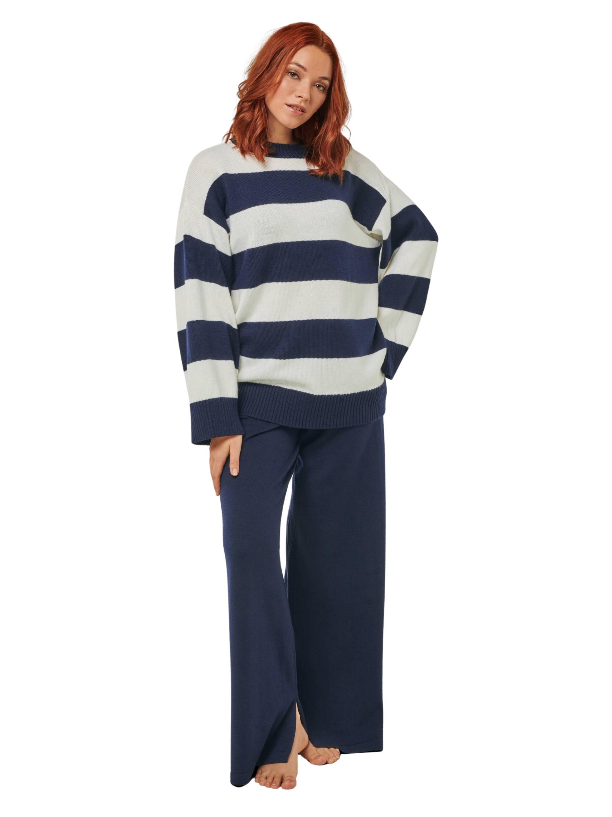 Abito da casa 'LOUNGEWEAR SET  - Pullover Felia & Pants Bailey' di YOU LOOK PERFECT in blu: frontale