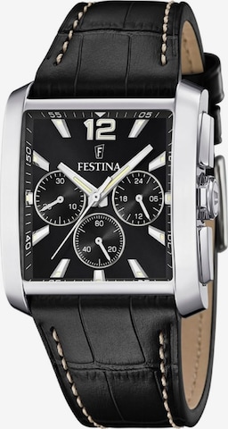 FESTINA Analoog horloge in Zwart: voorkant