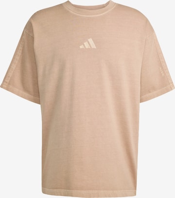 T-Shirt fonctionnel 'All Szn' ADIDAS SPORTSWEAR en beige : devant