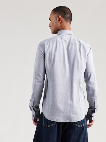 Coupe slim Chemise 'Evito' HUGO en bleu