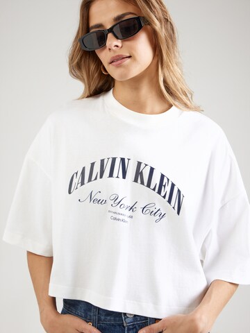Calvin Klein Jeans - Camiseta 'HERITAGE' en blanco