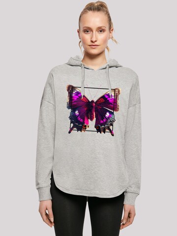 F4NT4STIC Sweatshirt in Grey: front