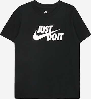 juoda Nike Sportswear Marškinėliai: priekis