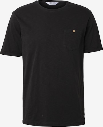 INDICODE JEANS Póló 'Ushi' - fekete: elől