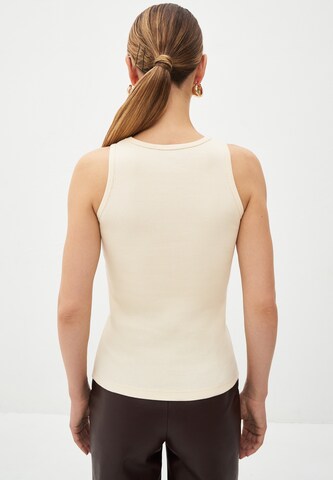 TOPTOP STUDIO Ripptanktop in Beige