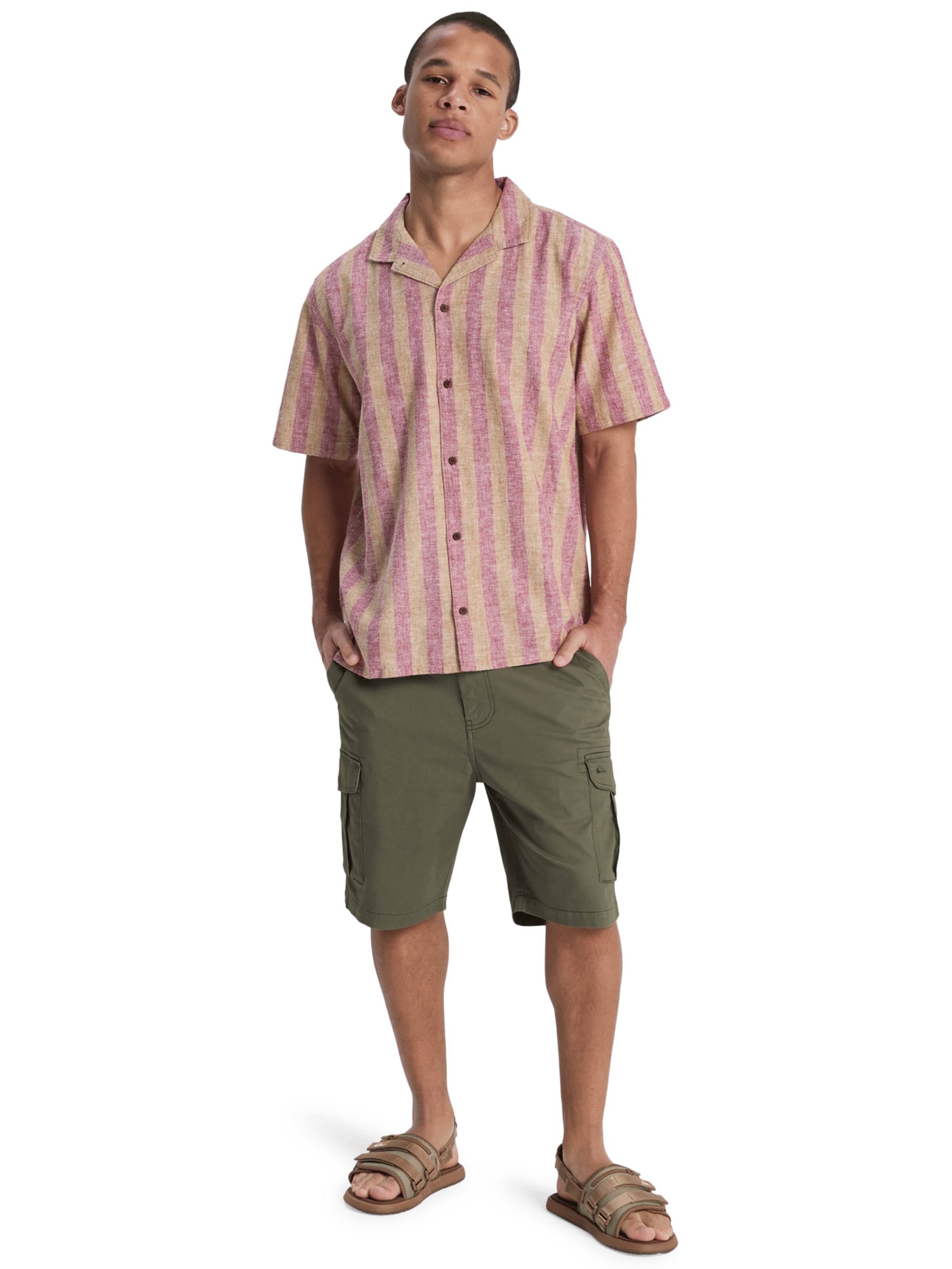 QUIKSILVER Regular Cargo Pants in Green