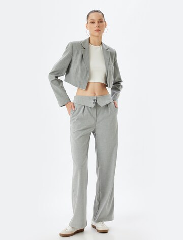 Koton Wide Leg Hose in Grau