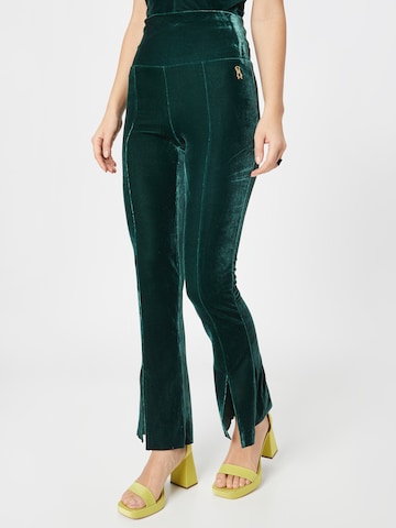 STEVE MADDEN Flared Trousers 'Tatum' in Green: front