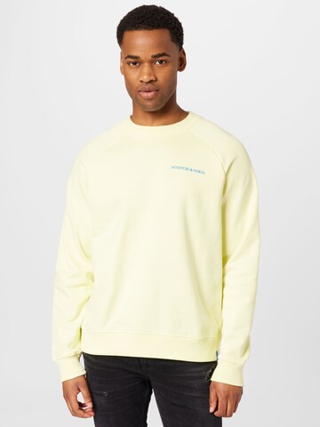 Sweat-shirt SCOTCH & SODA en jaune : devant