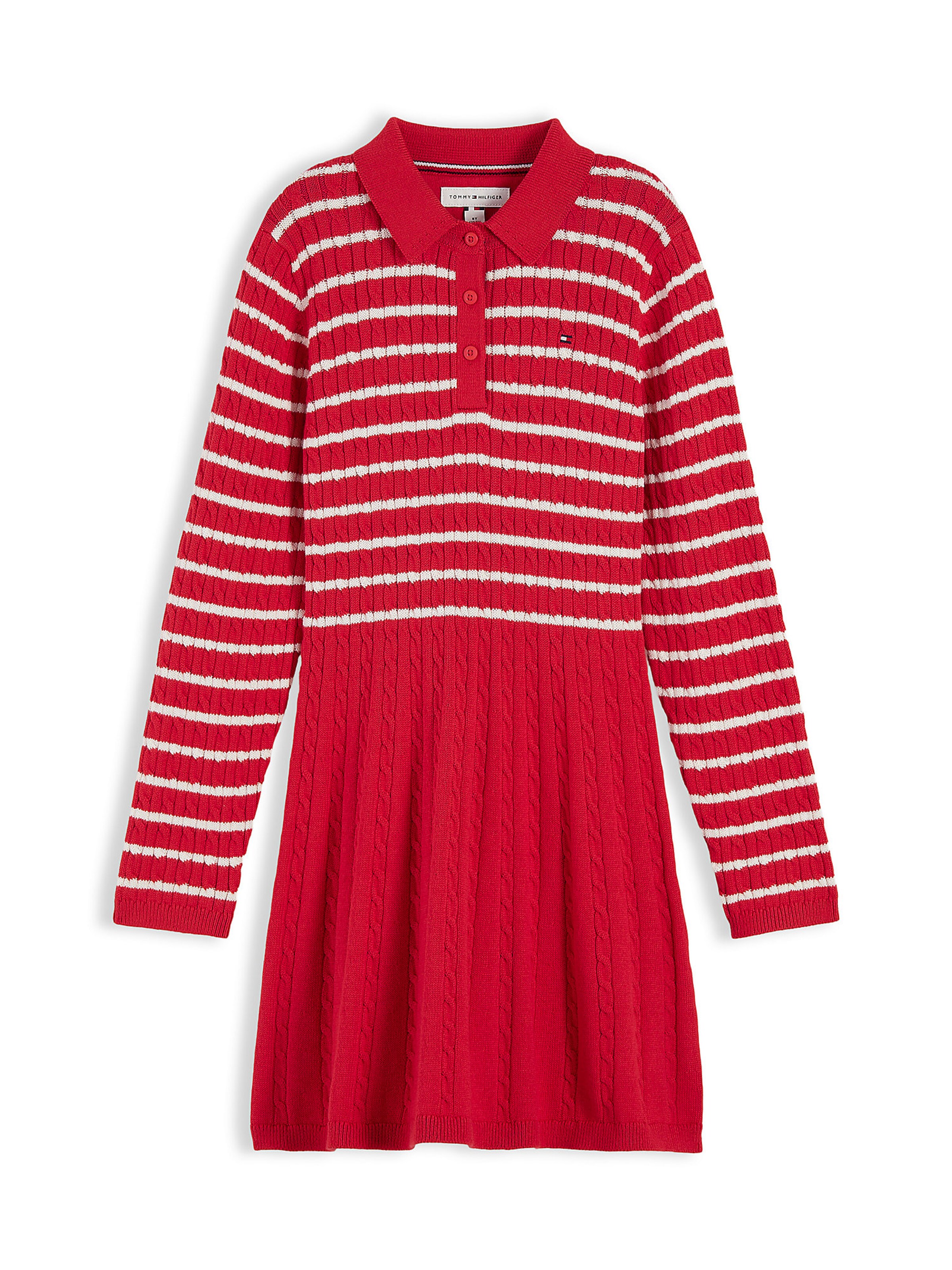 Robe TOMMY HILFIGER en rouge : devant