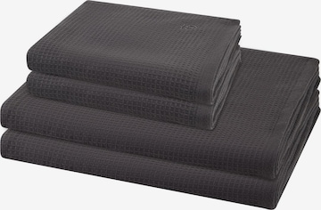ROSS Towel 'Pique' in Grey: front