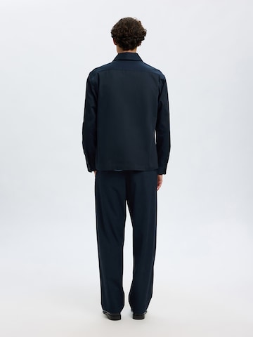 SELECTED Comfort fit Between-Season Jacket 'SLHTATE' in Blue