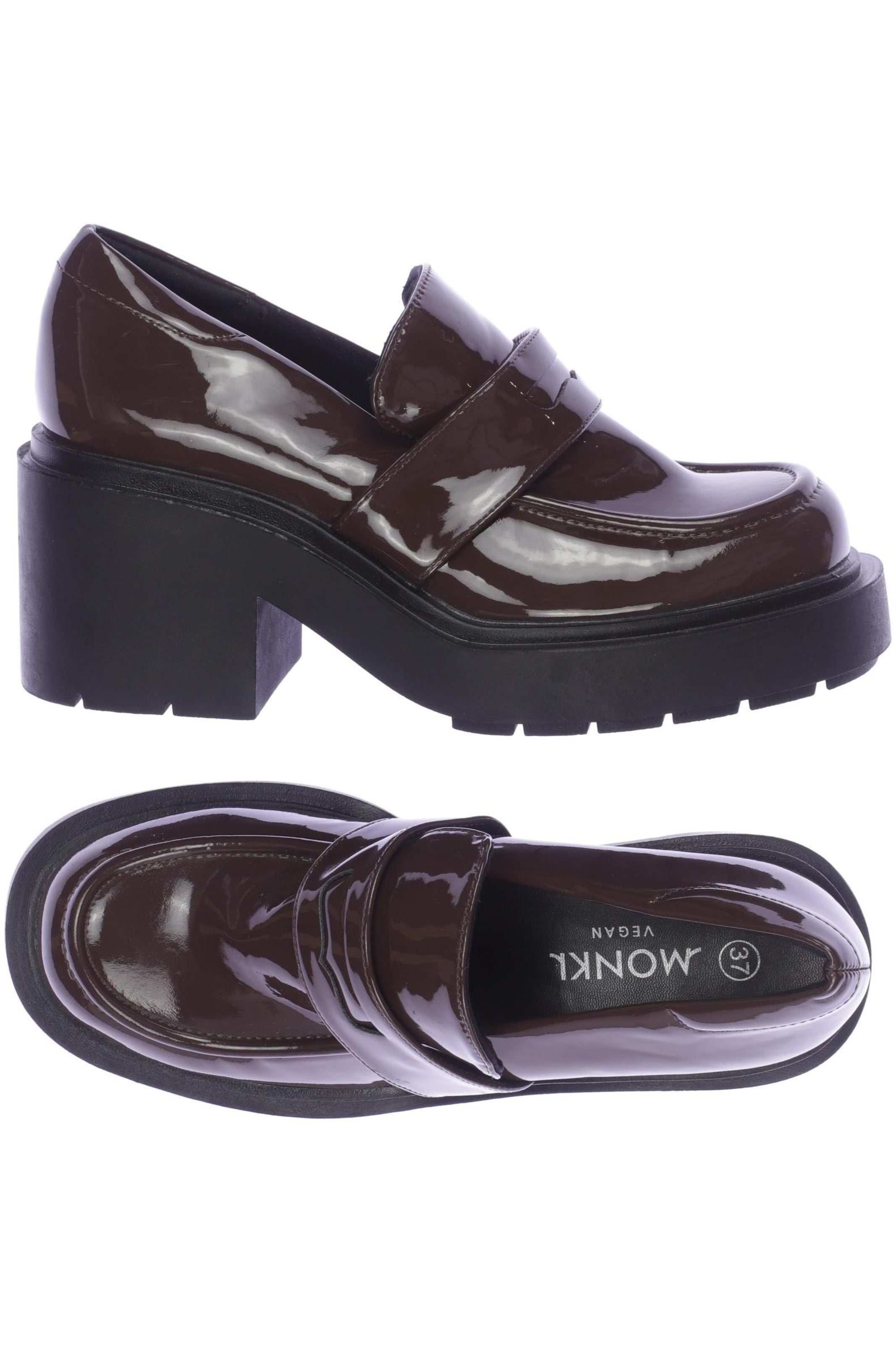 Monki Flats & Loafers in 37 in Brown: front