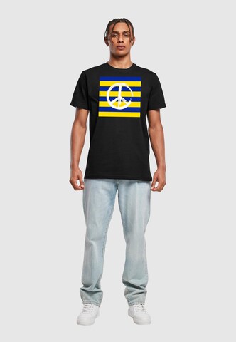Merchcode Shirt 'Peace ' in Zwart