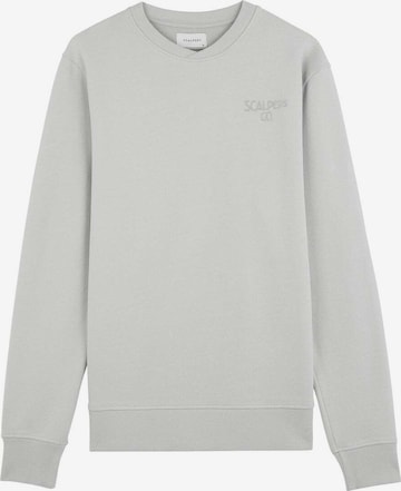 Sweat-shirt Scalpers en gris : devant