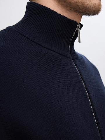 SELECTED HOMME Вязаная кофта 'SLHDane' в Синий