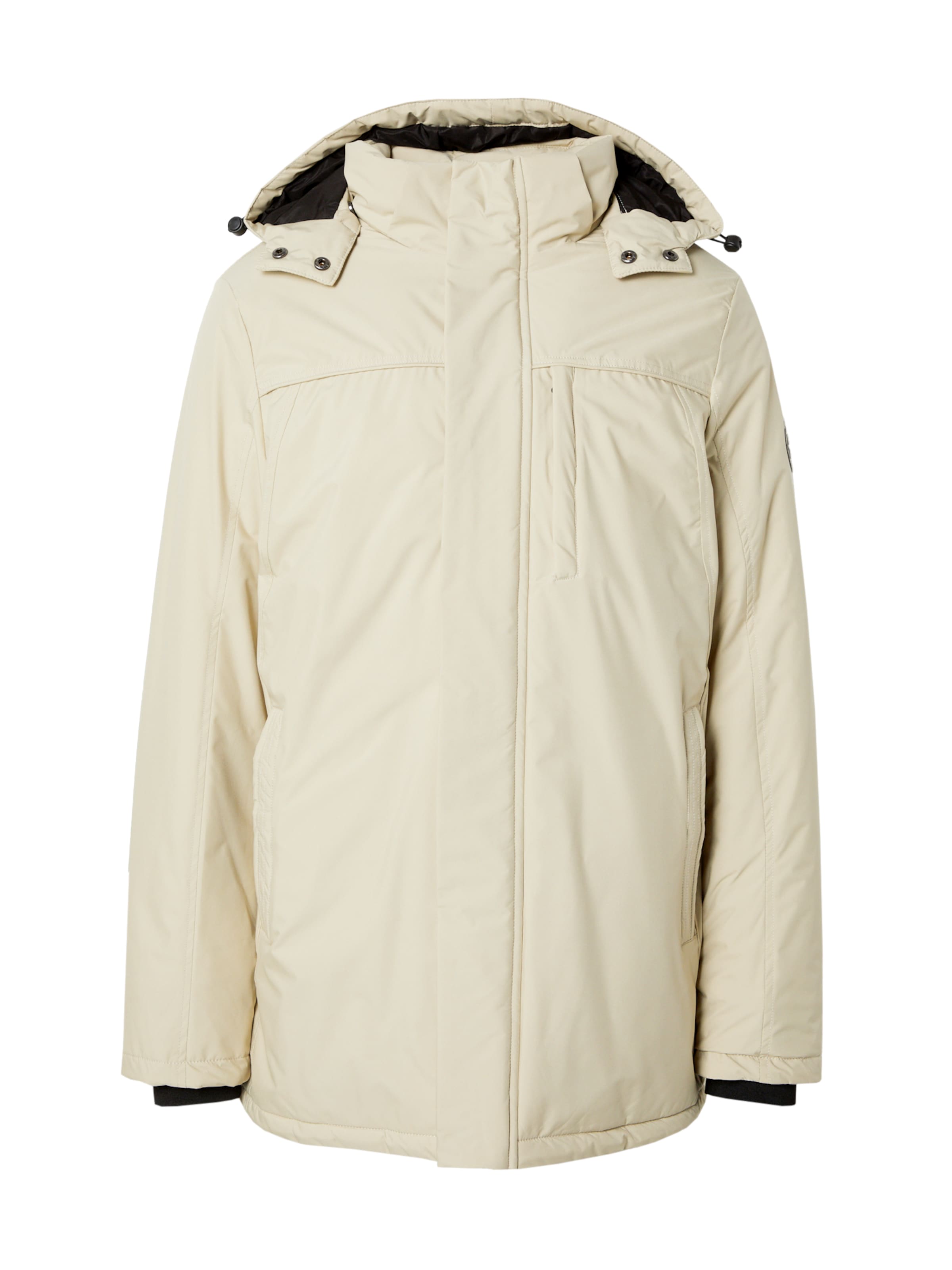 INDICODE JEANS Tussenjas 'Viks' in Grijs: voorkant