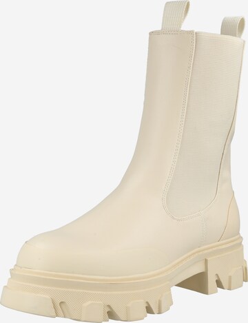 Public Desire Chelsea Boots i beige: forside