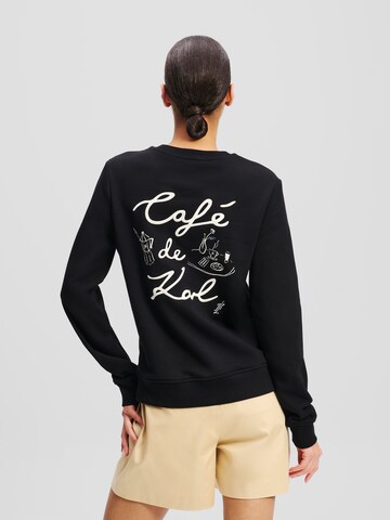 Karl Lagerfeld Sweatshirt 'KL x Jorge Parra' in Black