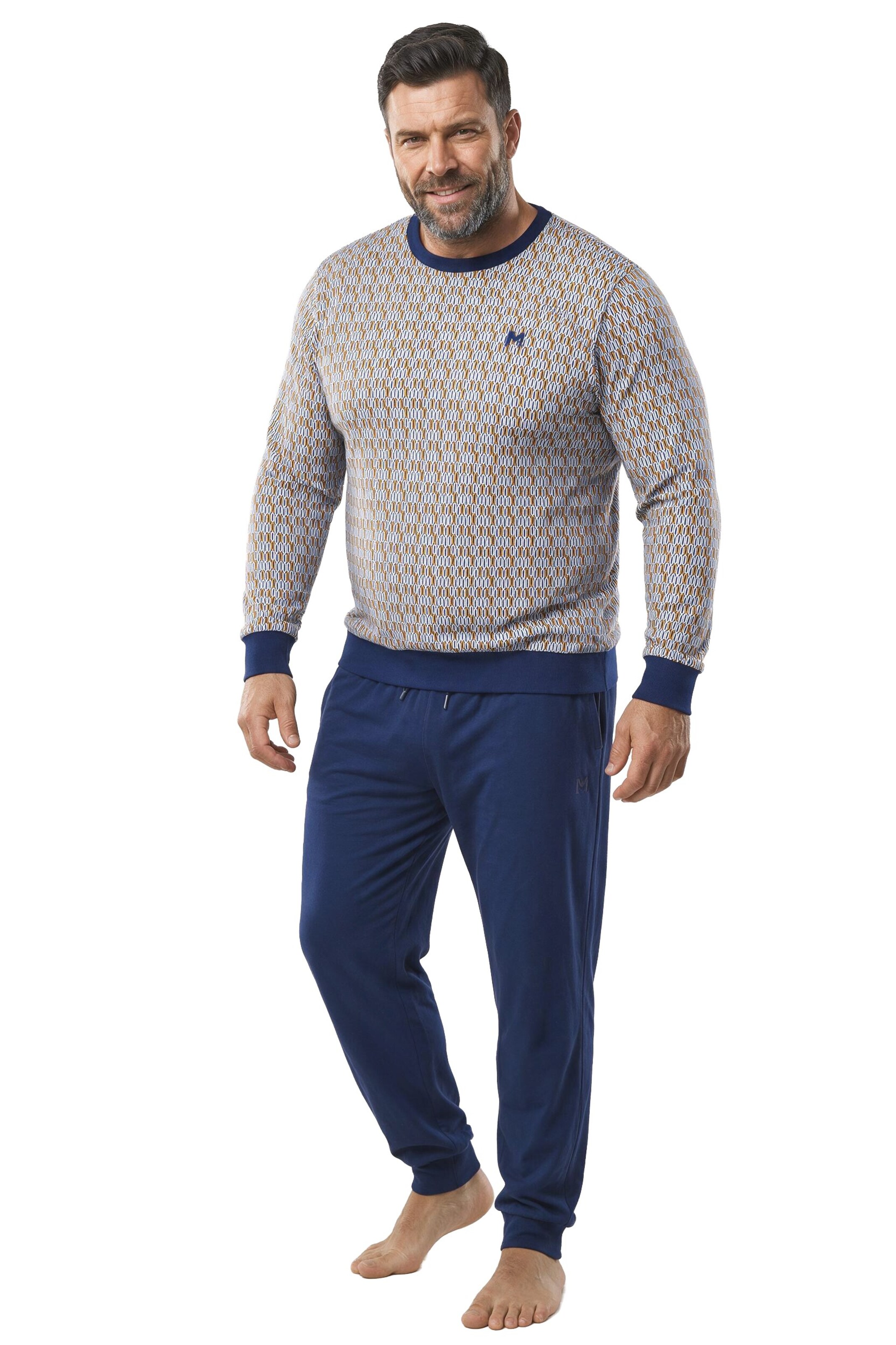 Men Plus Pyjama in Mischfarben