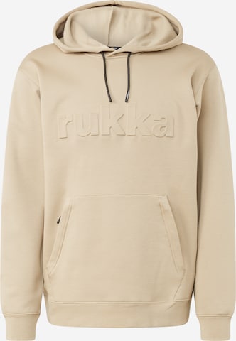 Rukka Sport sweatshirt 'VUORES' i beige: framsida