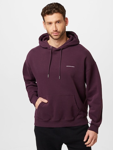 Abercrombie & Fitch Mikina – fialová: přední strana