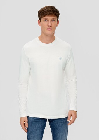 T-Shirt s.Oliver en blanc : devant