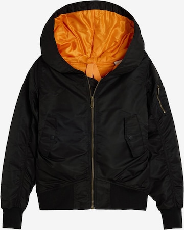 DesigualPrijelazna jakna 'Masha Popova' - crna boja: prednji dio