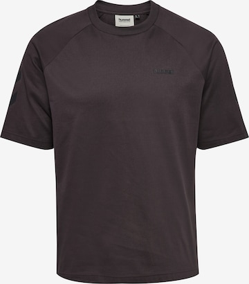 T-Shirt fonctionnel Hummel en marron : devant