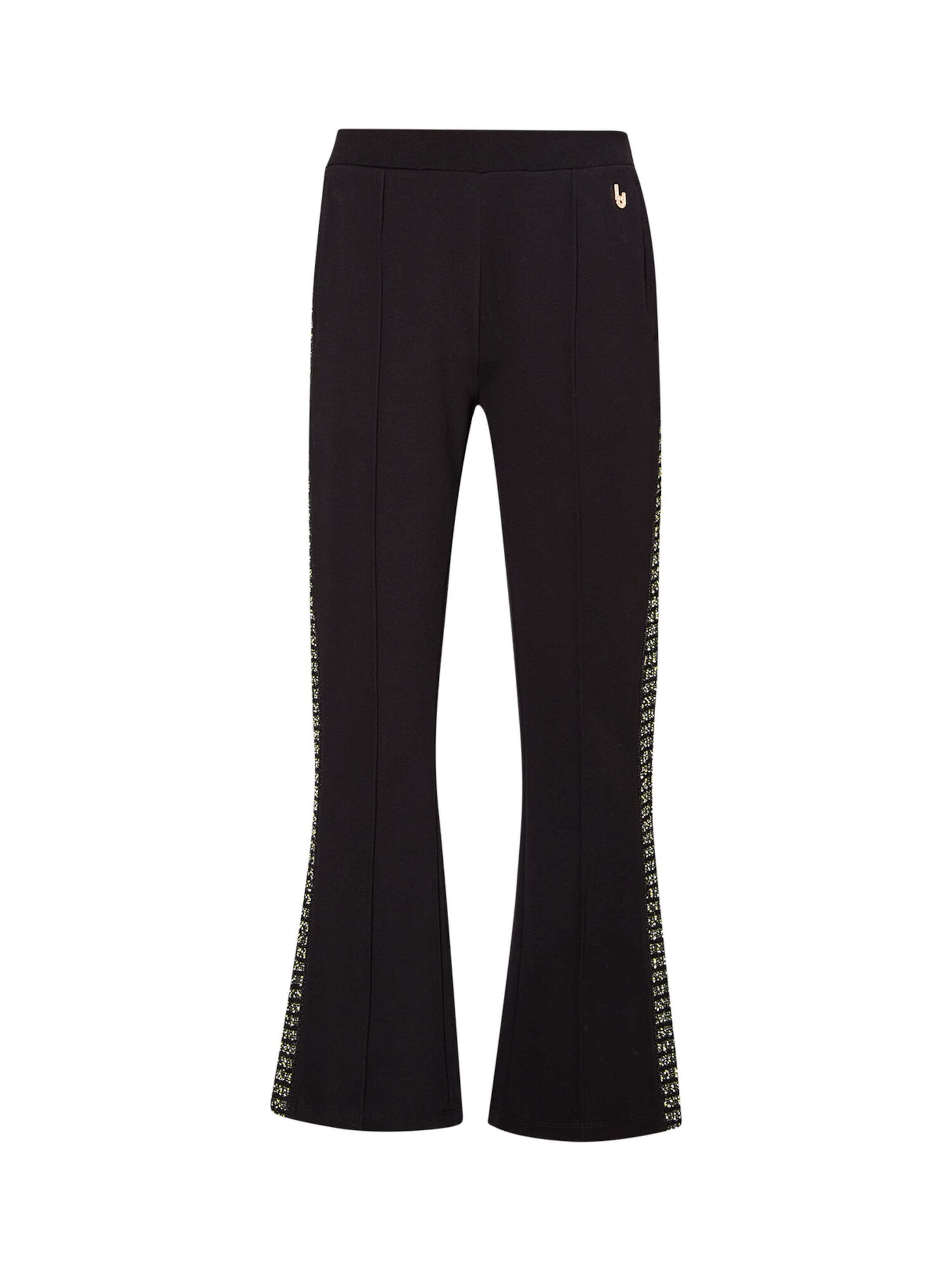 Evazați Pantaloni de la Liu Jo pe negru: față