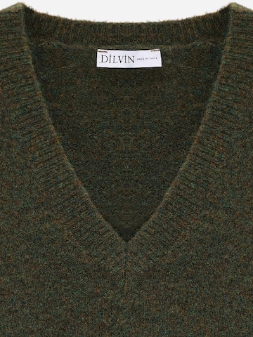 Dilvin Sweater 'Pullover' in Green