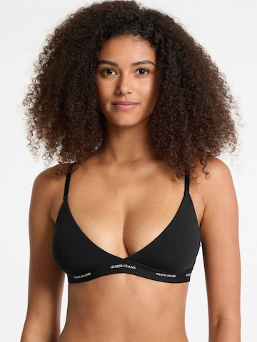 GUESS Triangle Bra in Black: front
