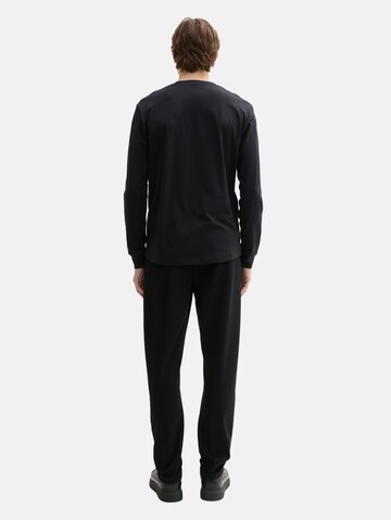 TOM TAILOR DENIM Loosefit Broek in Zwart