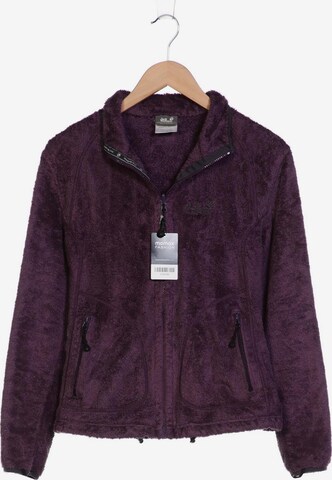 JACK WOLFSKIN Sweatshirt & Zip-Up Hoodie in L in Purple: front