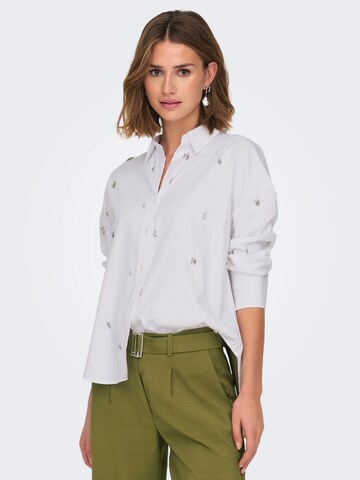 Chemisier 'ONLOREGON' ONLY en blanc